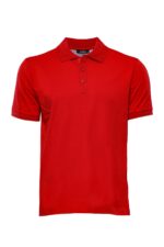 Plain Red Polo Collar T-Shirt