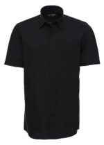 Plain-Short-Sleeves-Black-Men-Shirt-Wessi-2