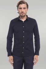 Plain-Slim-Fit-Black-Men-Lumberjack-Shirt-Wessi-1