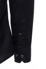 Plain-Slim-Fit-Black-Men-Lumberjack-Shirt-Wessi-6