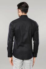 Plain-Slim-Fit-Black-Men-Shirt-Wessi-2