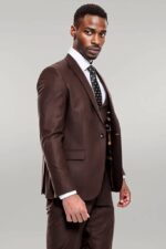 Plain-Slim-Fit-Brown-Men-Suit-Wessi-4