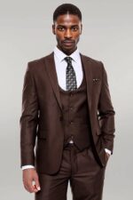 Plain-Slim-Fit-Brown-Men-Suit-Wessi-5