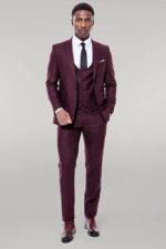 Plain-Slim-Fit-Burgundy-Men-Suit-Wessi-1