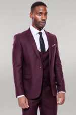 Plain-Slim-Fit-Burgundy-Men-Suit-Wessi-8