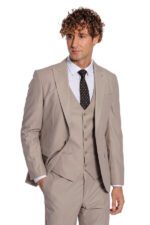 Plain-Slim-Fit-Light-Brown-Men-Suit-Wessi-4