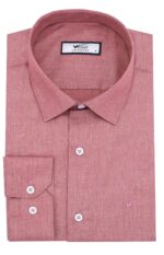 Plain-Slim-Fit-Long-Sleeves-Salmon-Color-Men-Shirt-Wessi-4