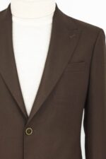 Plain-Slim-Fit-Sport-Brown-Men-Blazer-Wessi-1
