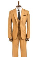 Plain-Slim-Fit-Tan-Men-Suit-Wessi-2