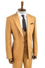 Plain-Slim-Fit-Tan-Men-Suit-Wessi-4