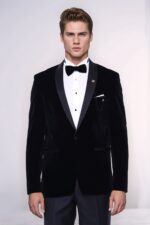 Plain-Velvet-Black-Blazer-Wessi-1