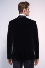 Plain-Velvet-Black-Blazer-Wessi-4