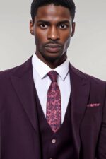Plain-Wide-Lapel-Burgundy-Men-Suit-Wessi-2