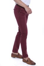 Pocket-Flap-Plain-Burgundy-Pants-Wessi-2