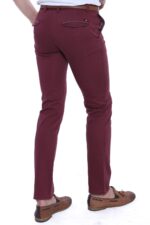 Pocket-Flap-Plain-Burgundy-Pants-Wessi-3