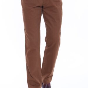 Pocket Flap Suede Tan Pants-Wessi