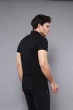 Polo-Plain-Black-T-Shirt-Wessi-2