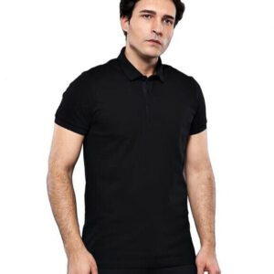 Polo Plain Black T-Shirt | Wessi
