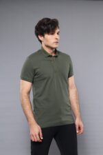 Polo-Plain-Khaki-Men-T-Shirt-Wessi-1
