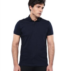 Polo Plain Navy Blue T-Shirt | Wessi