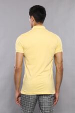 Polo-Plain-Yellow-T-Shirt-Wessi-4