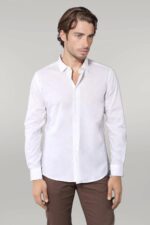 Poly-Cotton-Slim-Fit-Cream-Shirt-Wessi-3