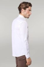 Poly-Cotton-Slim-Fit-Cream-Shirt-Wessi-4
