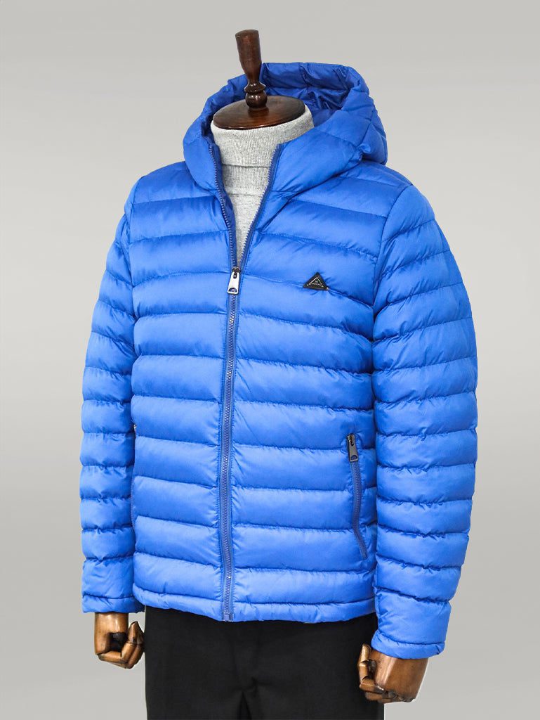 VogeLuxe | Men’s Mid Length Quilted Hooded Puffer Coat