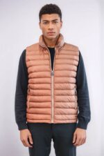 Quilted-Zippered-Light-Brown-Men-Down-Vest-Wessi-1