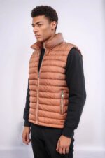 Quilted-Zippered-Light-Brown-Men-Down-Vest-Wessi-2
