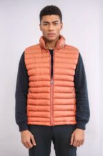 Quilted-Zippered-Orange-Men-Down-Vest-Wessi-1