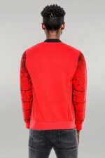 Red-Eagle-Patterned-Slim-Fit-Sweatshirt-Wessi-3