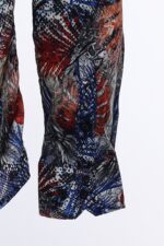 Red-Leaf-Patterned-Navy-Blue-Men-Shirt-Wessi-3