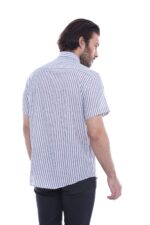 Regular-Striped-Short-Sleeve-White-Shirt-Wessi-1