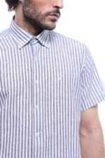 Regular-Striped-Short-Sleeve-White-Shirt-Wessi-2