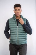 Reversible-Puffer-Oil-Green-Men-Down-Vest-Wessi-3
