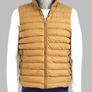 Reversible Puffer Yellow Men Down Vest - Wessi