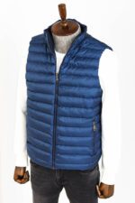 Reversible-Quilted-Standing-Collar-Blue-Men-Down-Vest-Wessi-3
