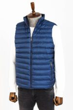Reversible-Quilted-Standing-Collar-Blue-Men-Down-Vest-Wessi-4