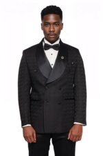 Satin-Shawl-Collar-Patterned-Double-Breasted-Black-Men-Tuxedo-Suit-Wessi-2