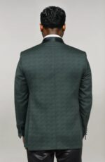 Satin-Shawl-Collar-Patterned-Double-Breasted-Dark-Green-Men-Tuxedo-Suit-Wessi-2