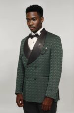 Satin-Shawl-Collar-Patterned-Double-Breasted-Dark-Green-Men-Tuxedo-Suit-Wessi-5