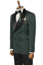 Satin-Shawl-Collar-Patterned-Double-Breasted-Dark-Green-Men-Tuxedo-Suit-Wessi-9