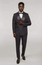 Satin-Shawl-Collar-Patterned-Double-Breasted-Navy-Blue-Men-Tuxedo-Suit-Wessi-1