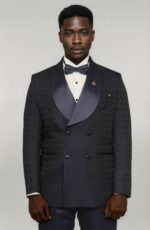 Satin-Shawl-Collar-Patterned-Double-Breasted-Navy-Blue-Men-Tuxedo-Suit-Wessi-3