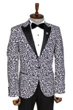 Scroll-Patterned-White-Men-Party-Blazer-Wessi-4