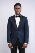 Sequin-Dot-Patterned-Navy-Blue-Men-Stage-Tuxedo-Blazer-Wessi-1