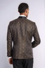 Shawl-Lapel-Gold-Dot-Patterned-Over-Black-Men-Tuxedo-Blazer-Wessi-4