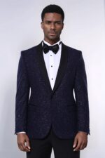 Shawl-Lapel-Navy-Blue-Men-Sparkly-Blazer-Wessi-1