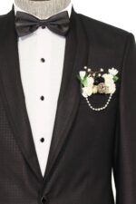 Shawl-Lapel-Patterned-Black-Men-Wedding-Suit-Wessi-1
